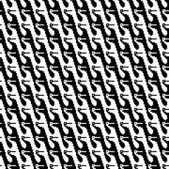 Tessellation art big collection. Black and white icon pattern set.