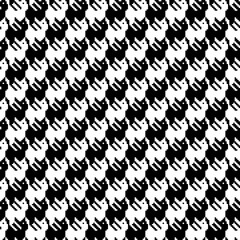 Tessellation art big collection. Black and white icon pattern set.