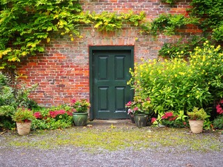 Fototapeta na wymiar Garden Door