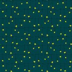 Dangling Stars on turquoise