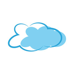 Fototapeta premium Cloud template vector