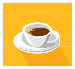 Vector coffee banner, Coffee design vector illustration.