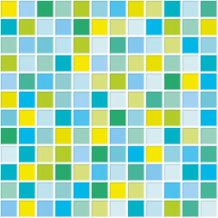 Square mosaic seamless pattern. Wall tile background for interior or pool 