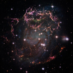 Galaxy stars. Elements of this image furnished by NASA