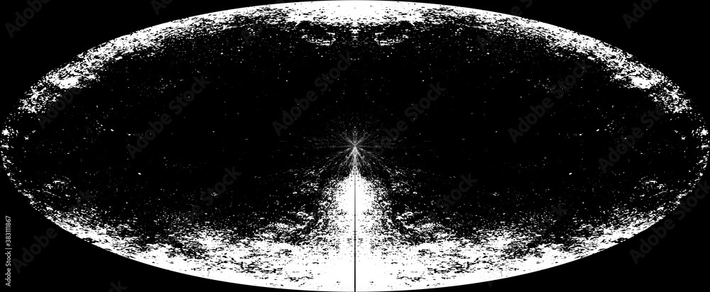 Poster abstract space wallpaper. black hole with nebula over colorful stars and cloud fields in outer space