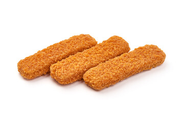 Fish fingers, isolated on white background