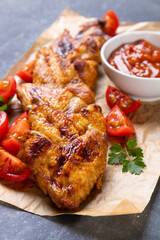 Grilled chicken qings