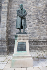 A statue of the Polymath William Barnes found in Dorchester, Dorset, UK