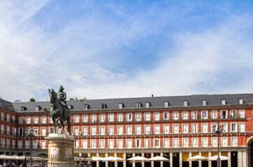 Plaza Mayor in Madrid, Spain