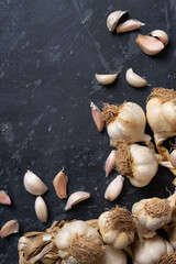 Organic grown garlic