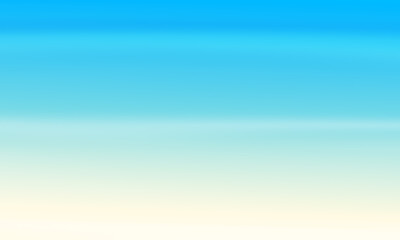 Obraz premium Blue sea and yellow sand gradient paper background.Summer beach. Abstract watercolor background
