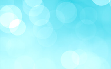 Blue white luxury focus blur background. Abstract bokeh soft light gradient for background and wallpaper Christmas.