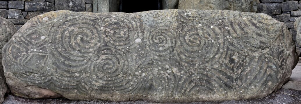 Exterior Rock Art Stones Newgrange Monument
