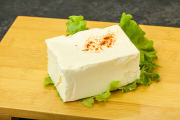 Greek traditional soft feta cheese