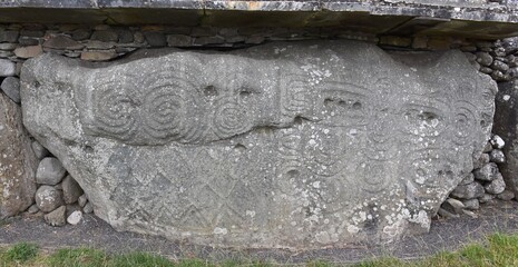 Exterior Rock Art Stones Newgrange Monument