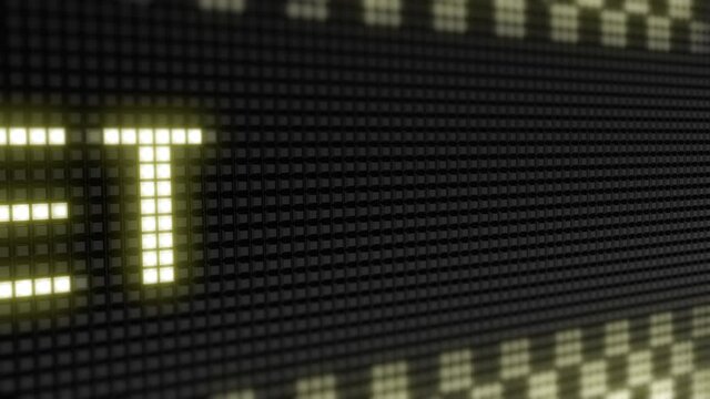Internet in the screen. Looping footage. 3D Illustration.