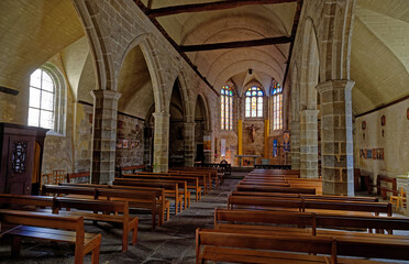 Eglise Saint-Yves, Huelgoat, Monts d’Arrée, Finistère, Bretagne, France