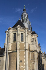 Saint Vincent de Paul church (former church Holy Louis of Jesuits, built by Jesuits in mid-1600s). Blois, Loir-et-Cher departement in Loire Valley, France.