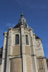 Saint Vincent de Paul church (former church Holy Louis of Jesuits, built by Jesuits in mid-1600s). Blois, Loir-et-Cher departement in Loire Valley, France.