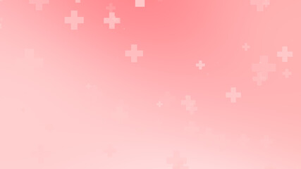 Medical health red cross pattern background. Abstract healthcare for World Blood Donor Day.