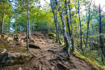 Rampestreken in Andalsnes, Norway. A famous tourist viewpoint