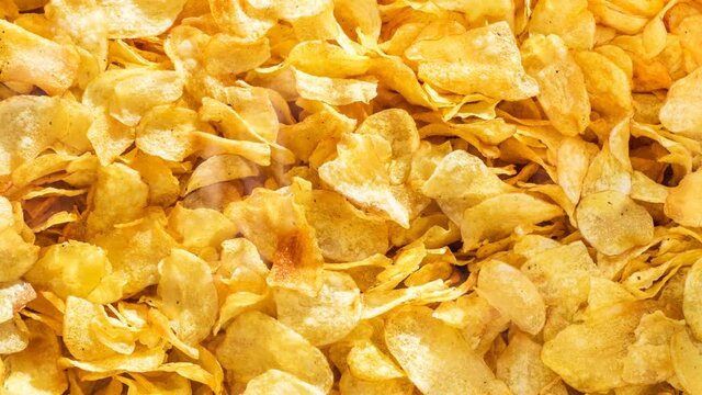 Zoom out e close up de batas chips
