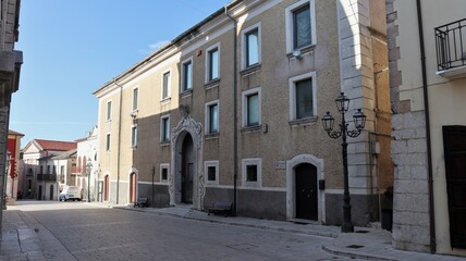 Fototapeta na wymiar Nusco - Palazzo Vescovile