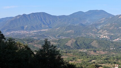 Nusco - Panorama verso Montella