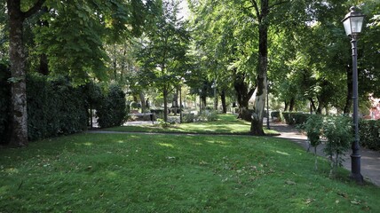 Nusco - Scorcio della Villa Comunale