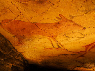 Fototapeta premium Fawn new altamira cave