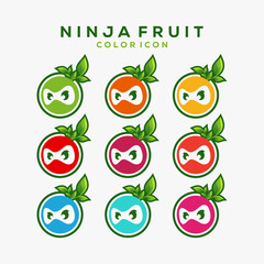ninja head fruit icon