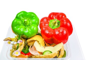 Food residues as fertilizer  , Organic waste is processed into compost