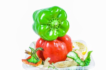 Food residues as fertilizer  , Organic waste is processed into compost