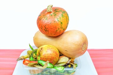 Food residues as fertilizer  , Organic waste is processed into compost