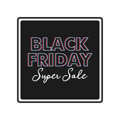 Black friday super sale design