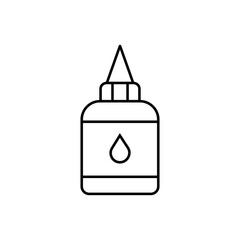 glue icon element of school icon for mobile concept and web app. Thin line glue icon can be used for web and mobile. Premium icon on white background
