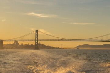 San Francisco Bay Area During Golden Hour