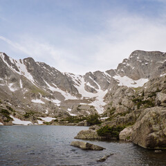 lake in the mountains