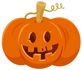 cartoon Halloween Jack-o'-lantern pumpkin