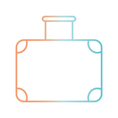 bag gradient style icon vector design