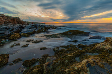 Sunrise over the sea