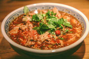 Spicy Chinese food, Sydney, Australia