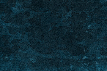 Vintage and old looking paper background. Colored blue retro book cover. Ancient book page.