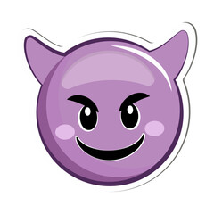 Smiling Devil Emoji
