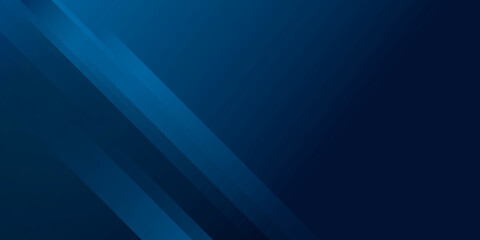 Obraz premium Vector Abstract, science, futuristic, energy technology concept. Digital image of light rays, stripes lines with blue light, speed and motion blur over dark blue background 
