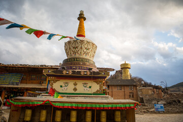 Buddhist temple in Shangri-la, China