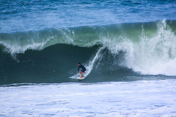 surfer in action
