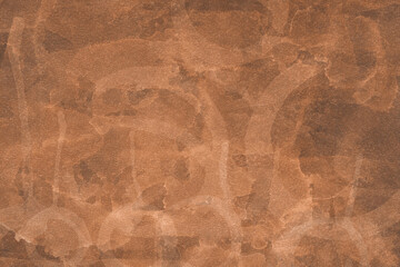 Vintage and old looking paper background. Colored orange with a brown retro book cover. Ancient book page.