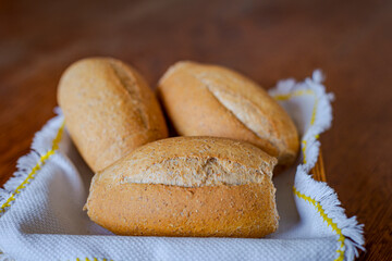 French type wholemeal bread produced in Brazil