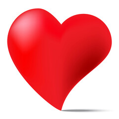 Heart vector shape love icon. Love vector. Vector paper art illustration. Web design. - obrazy, fototapety, plakaty
